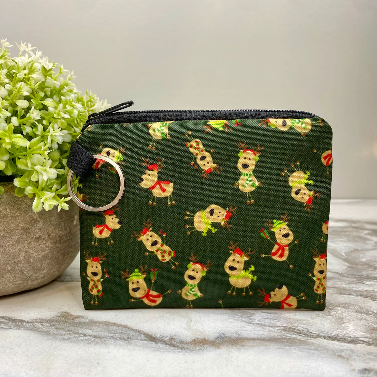 Christmas Reindeer Coin Pouch