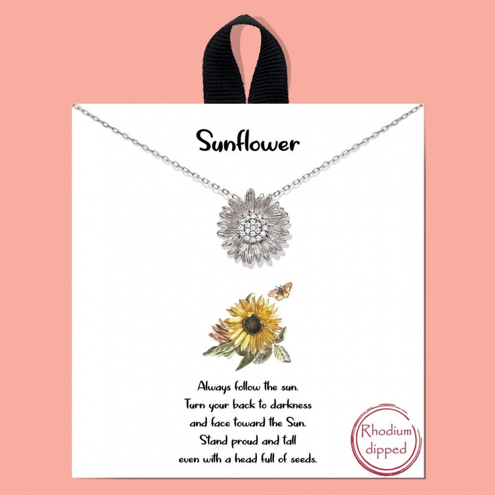 Sunflower Necklace