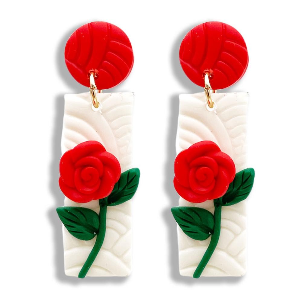 Rose Drop Earring
