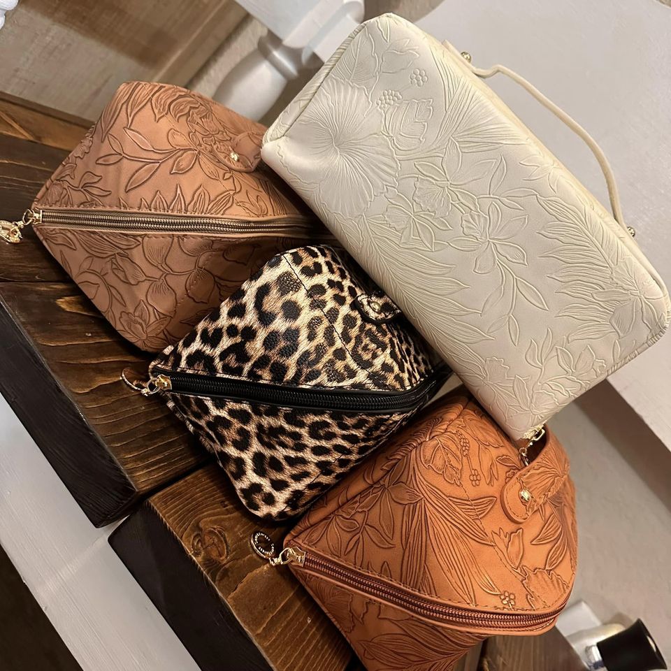 Flat Lay Cosmetic Bag