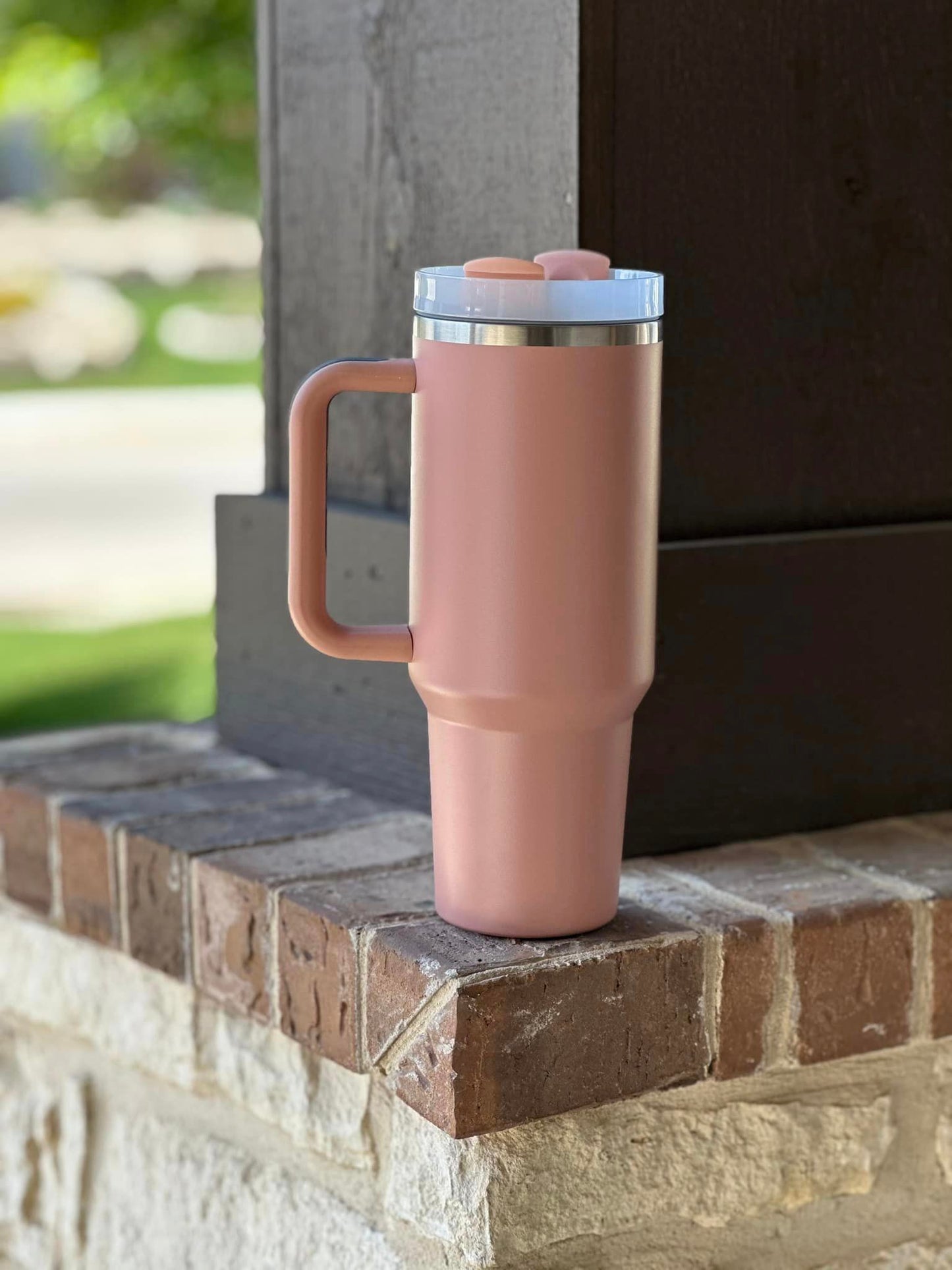 40oz Insulated Tumbler - Blush Pink