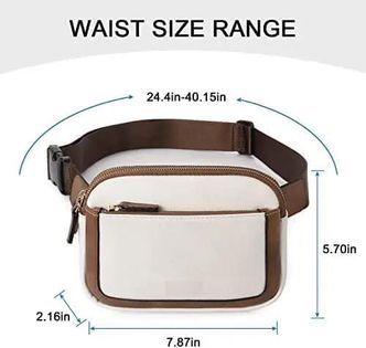 Vegan Leather Belt Bag - Camel