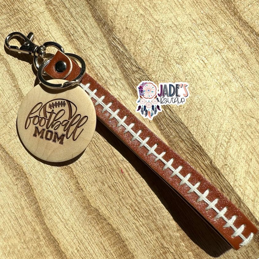 Football Mom Wristlet