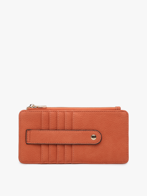 Slim Card Holder Wallet - Pumpkin Spice