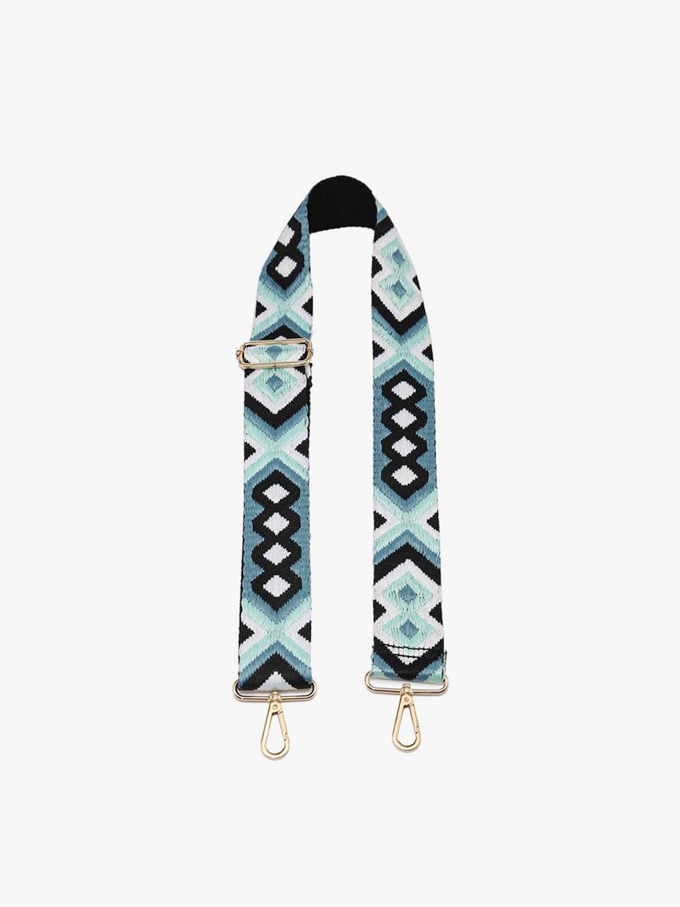 Bohemian Guitar Strap - Teal/Green
