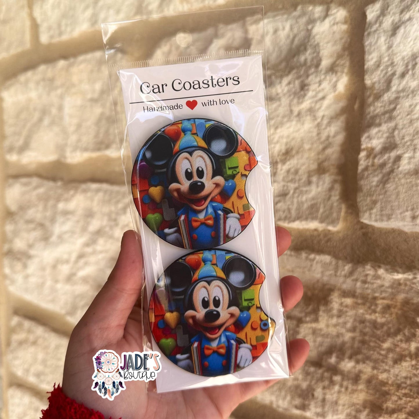Mouse Car Coasters