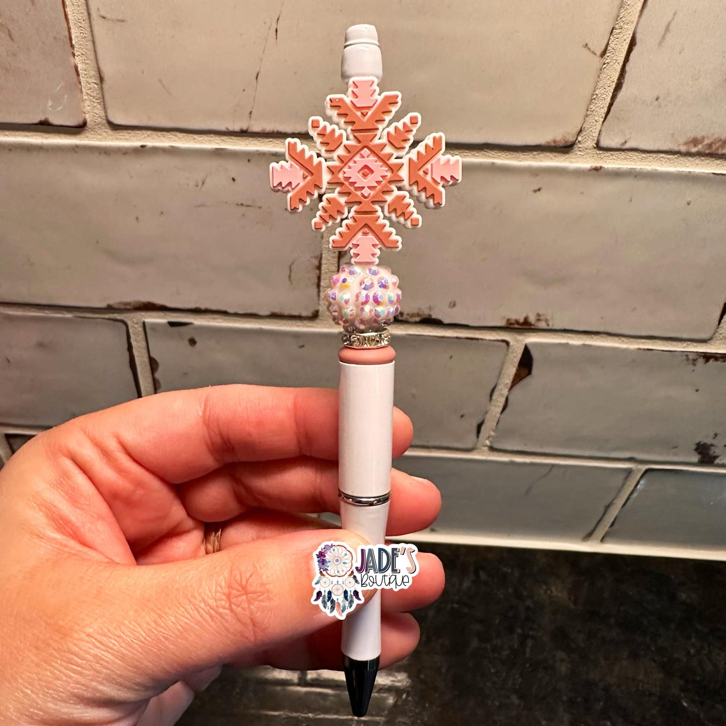 Aztec Snowflake Pen
