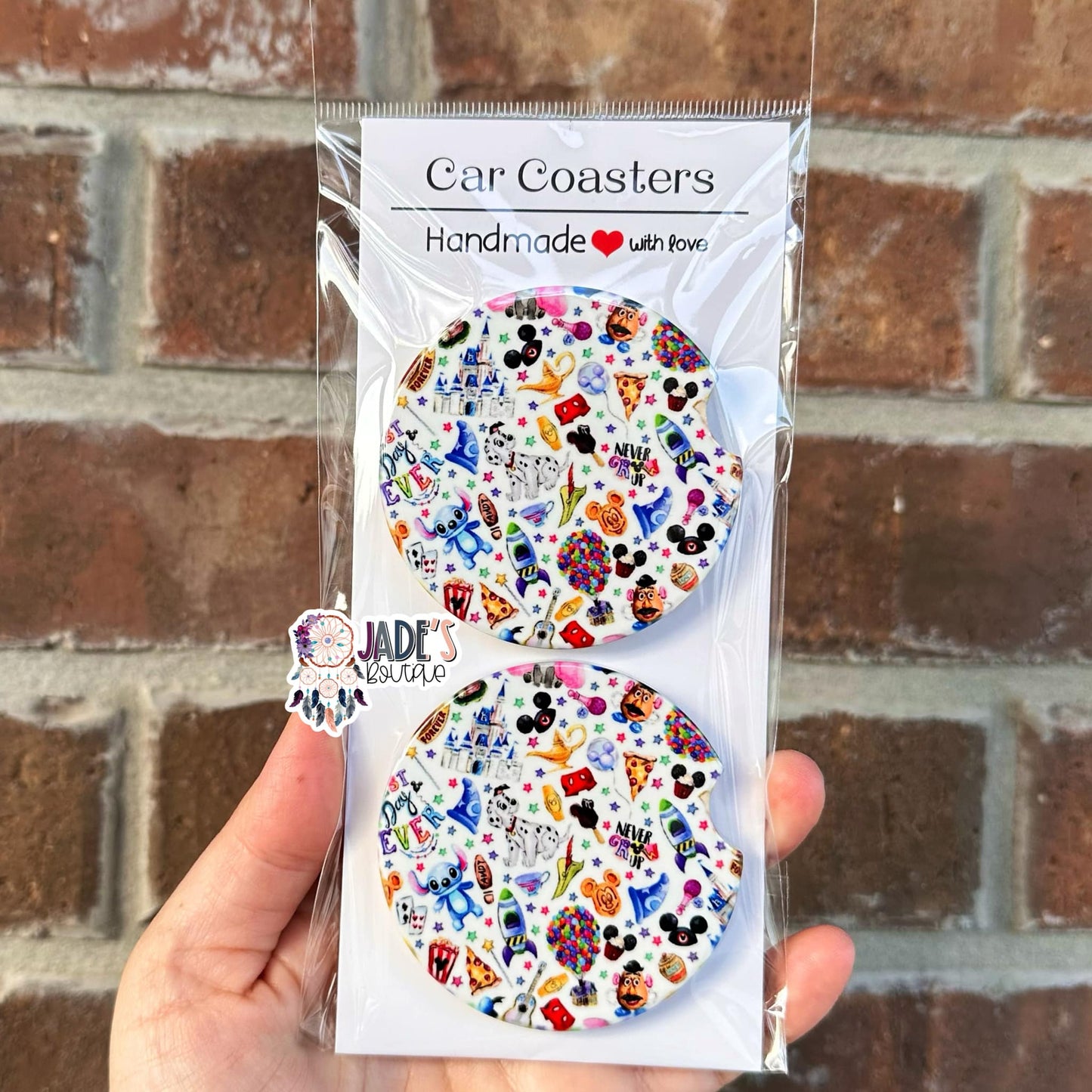Ceramic Car Coasters - Best Day Ever