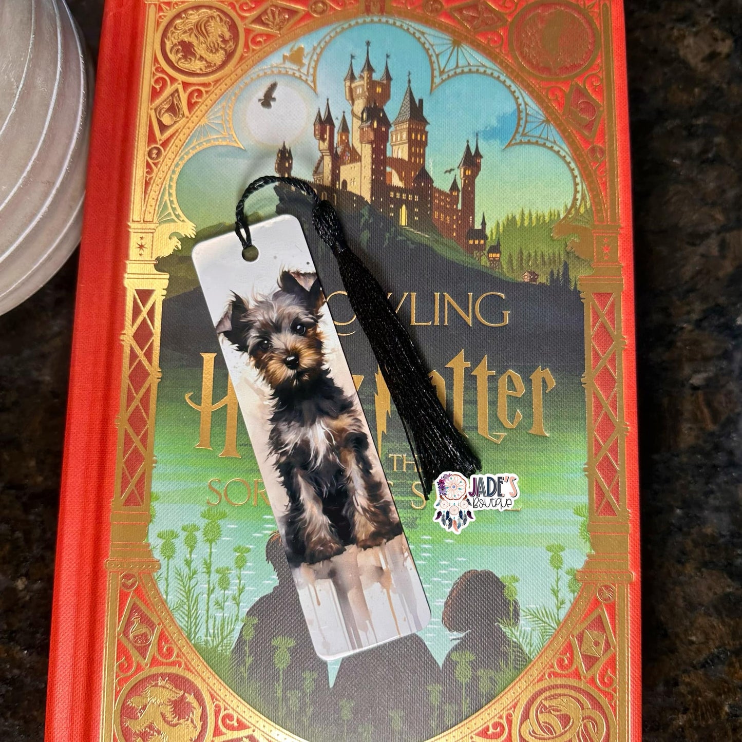 Schnauzer Puppy Bookmark