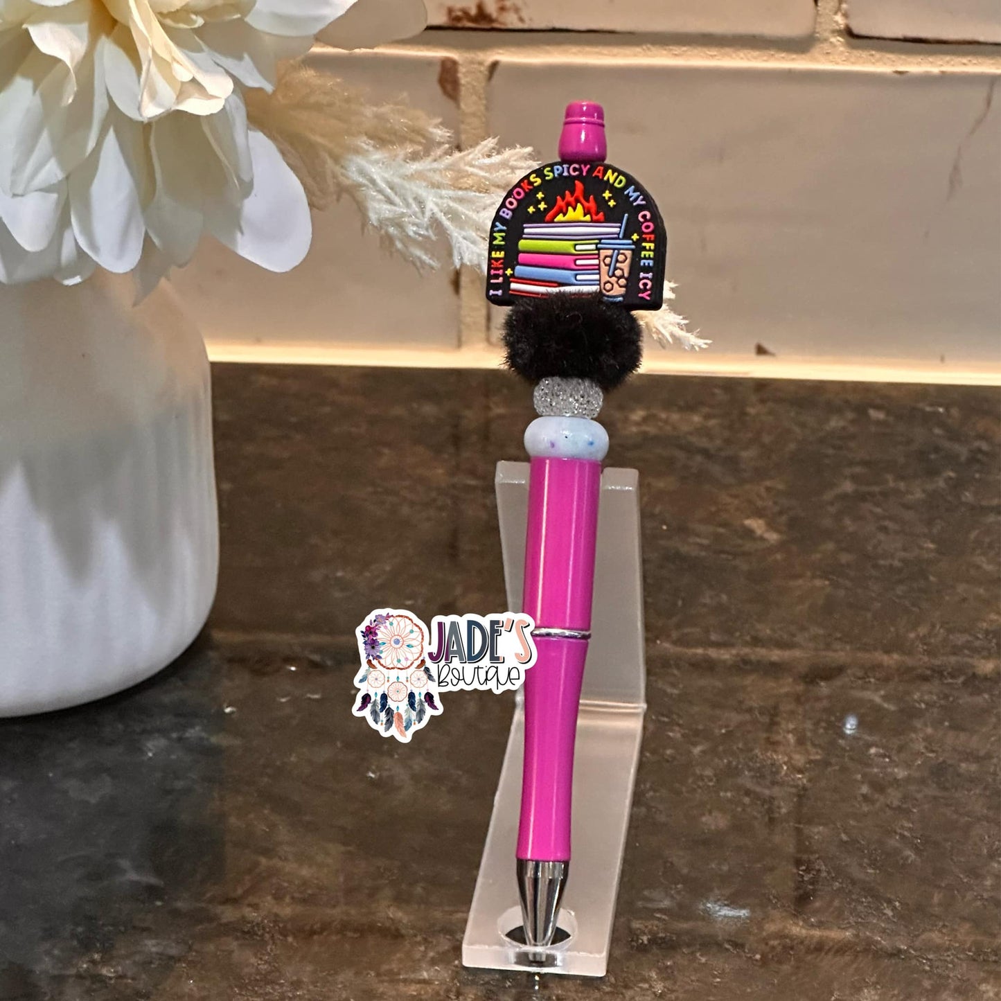 I Like My Books Spicy And My Coffee Icy Pen