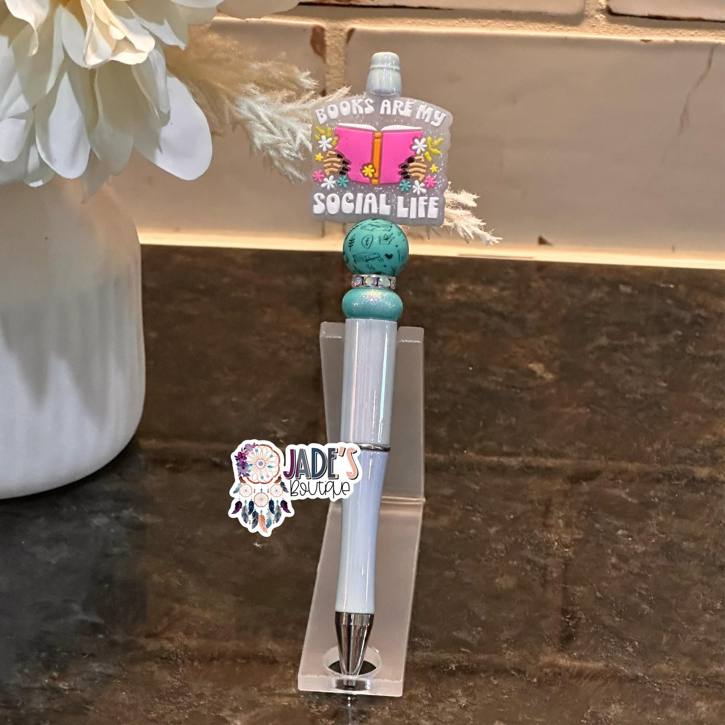 Books Are My Social Life Pen