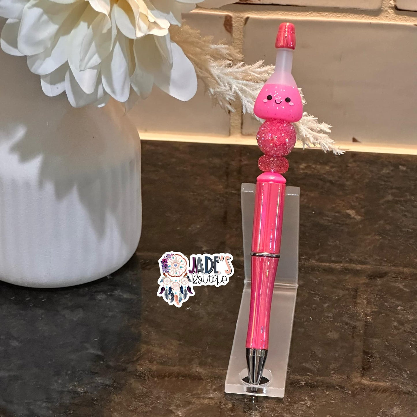Pink Beaker Pen