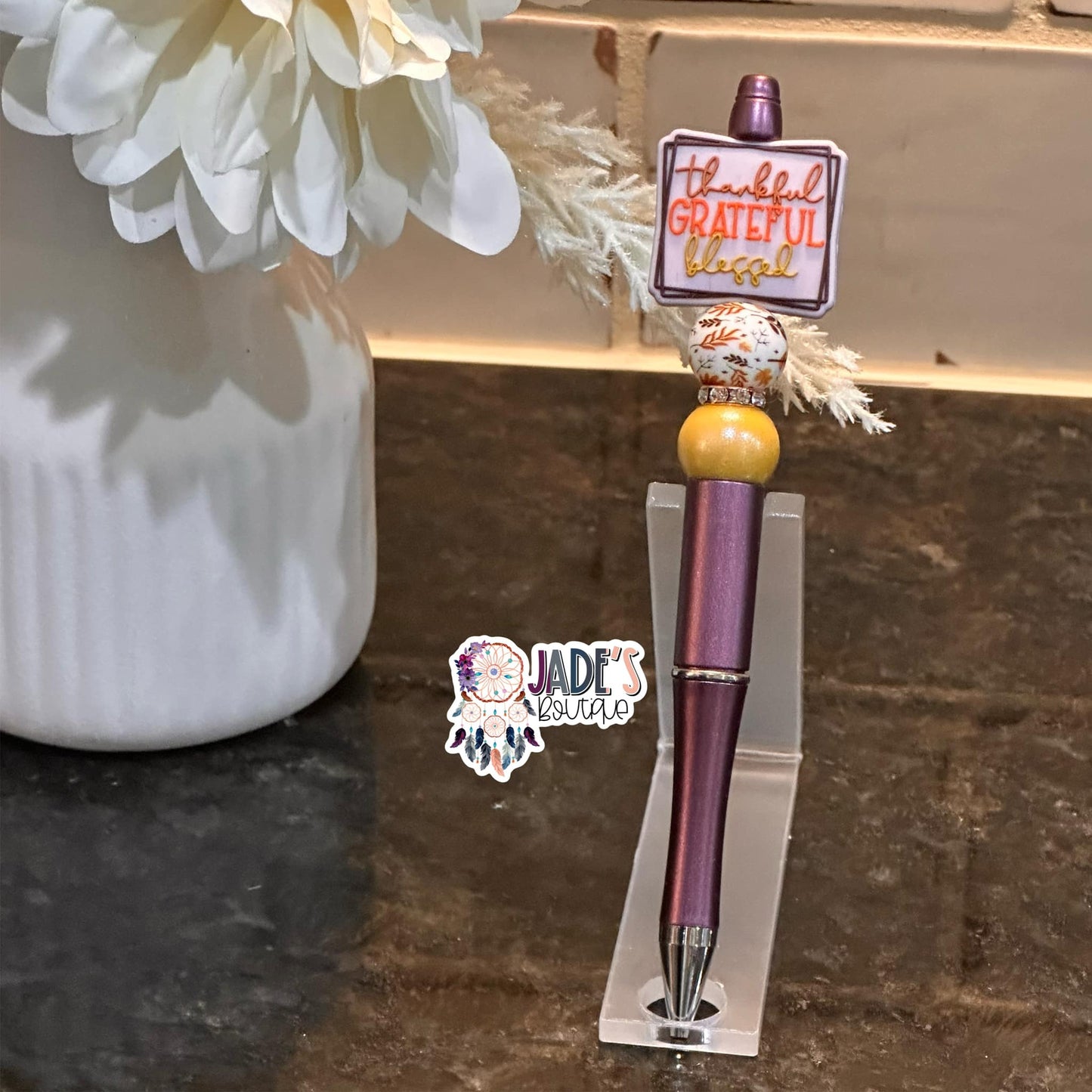 Thankful Grateful Blessed Pen