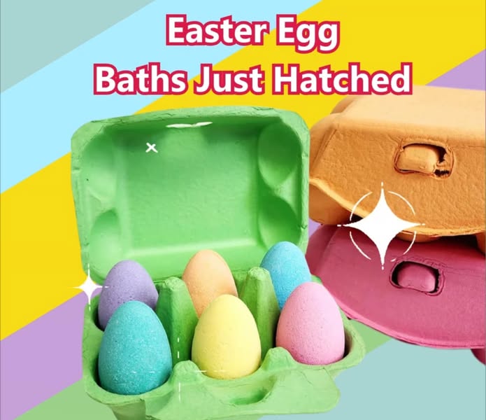 Egg Bath Bomb Carton