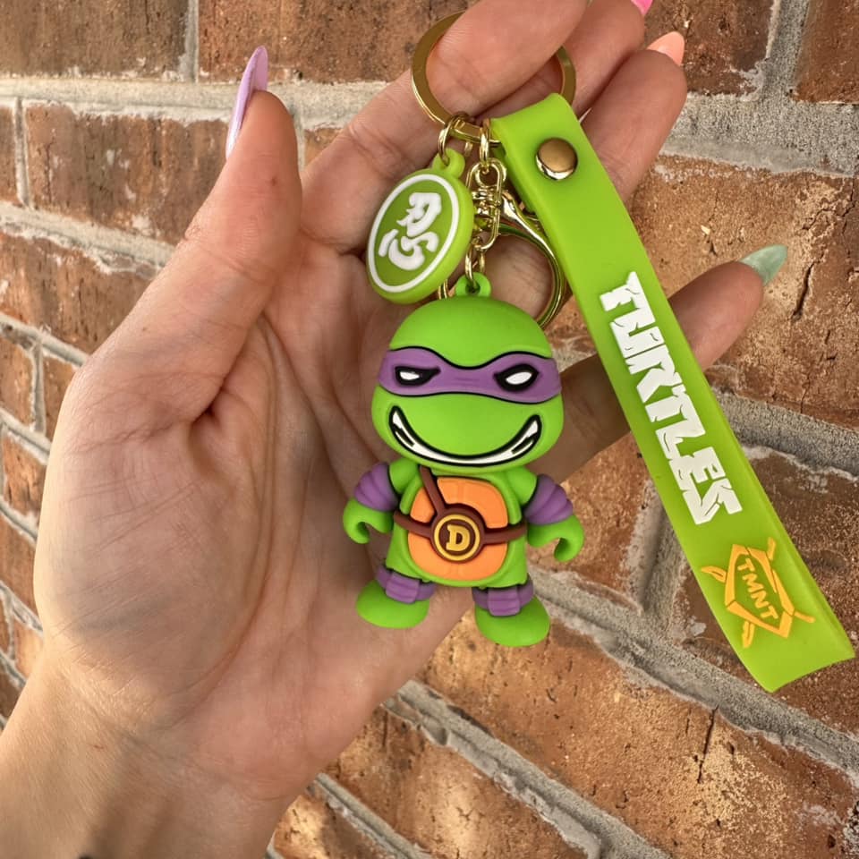 D Turtle Keychain