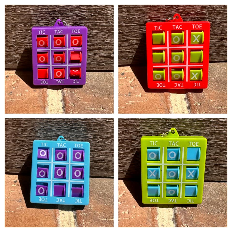 Tic Tac Toe Keychains