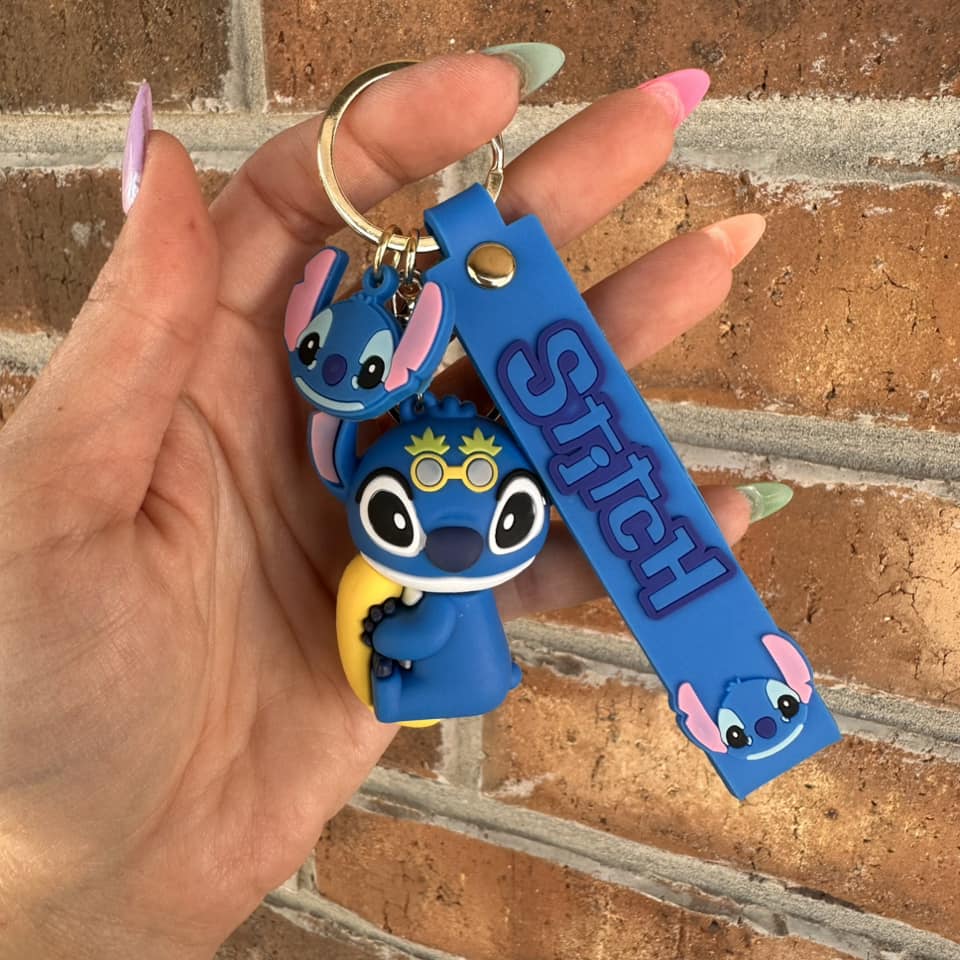 Blue Guy - Banana Keychain