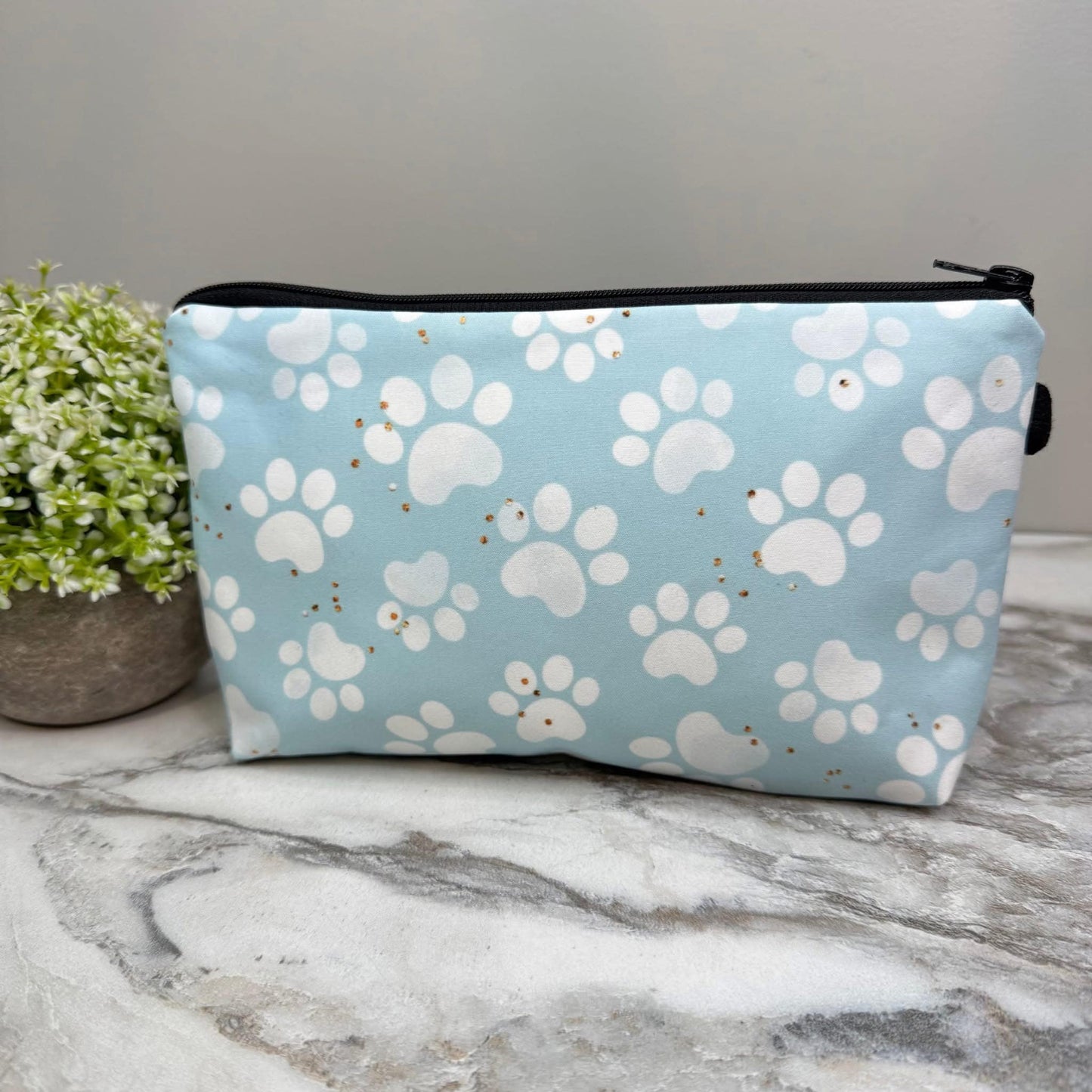 Blue Paw Pouch