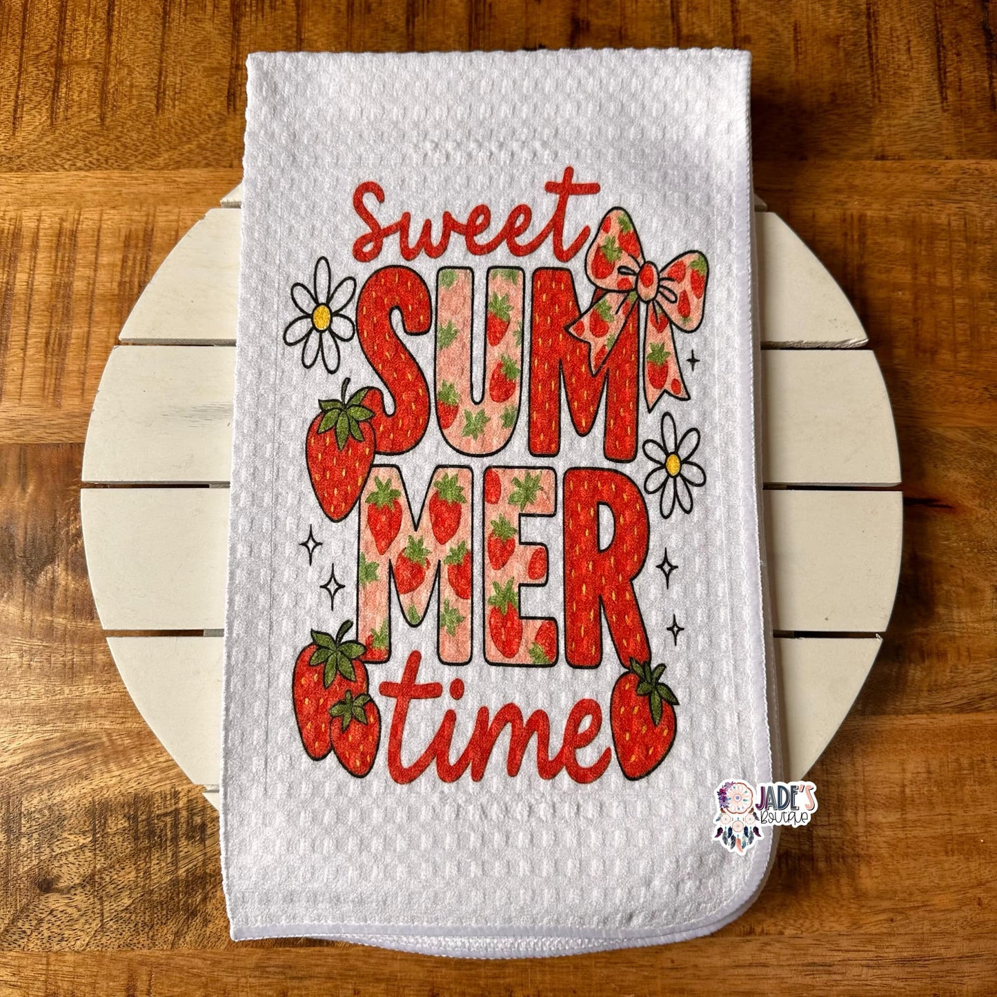 Sweet Summer Time Tea Towel
