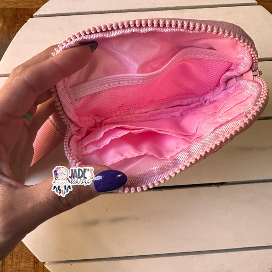 Pink Bow Wristlet Wallet