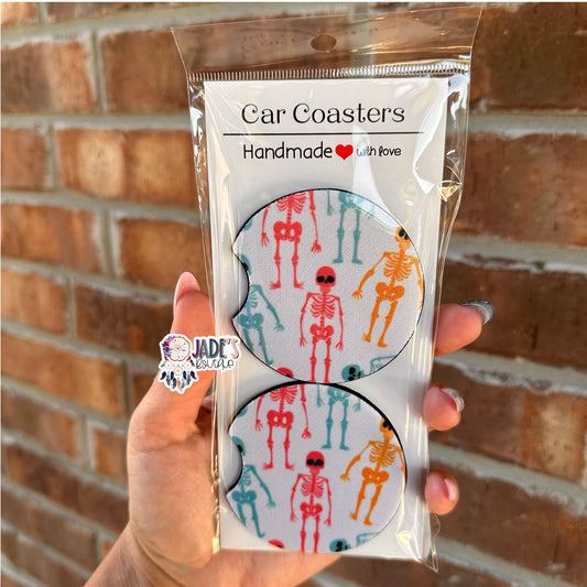 Skellie Car Coasters