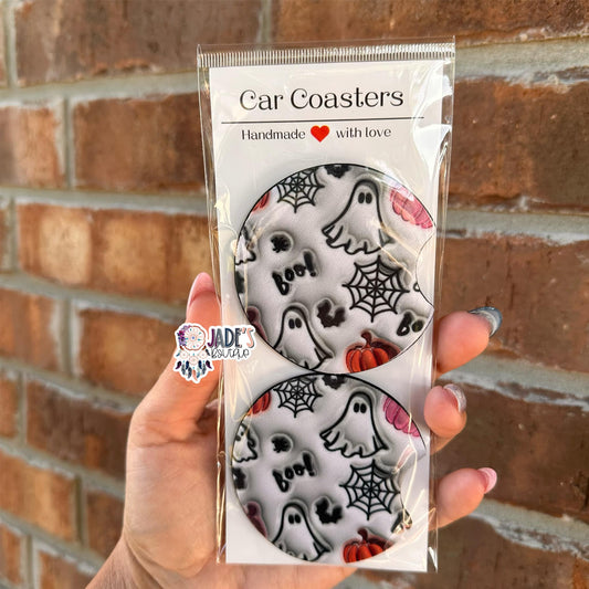 boo! Car Coasters