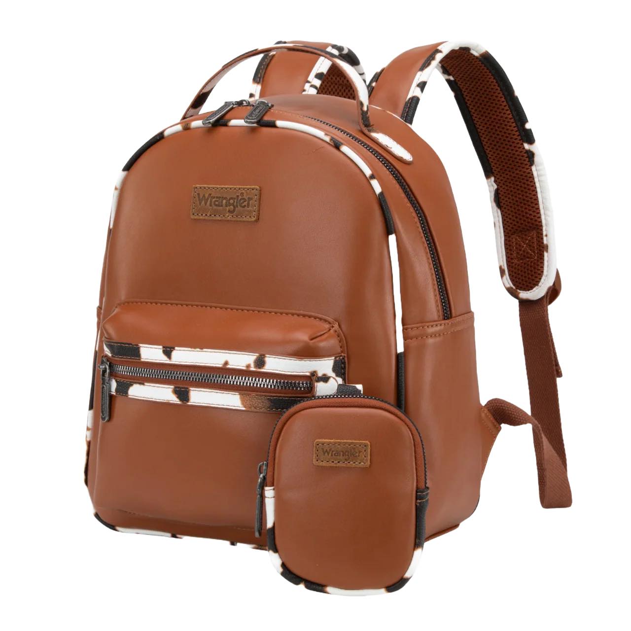 Cow Print Backpack (Brown) - Exclusive!