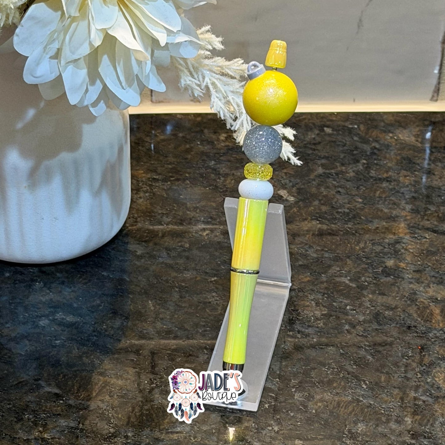 Yellow Ornament Pen