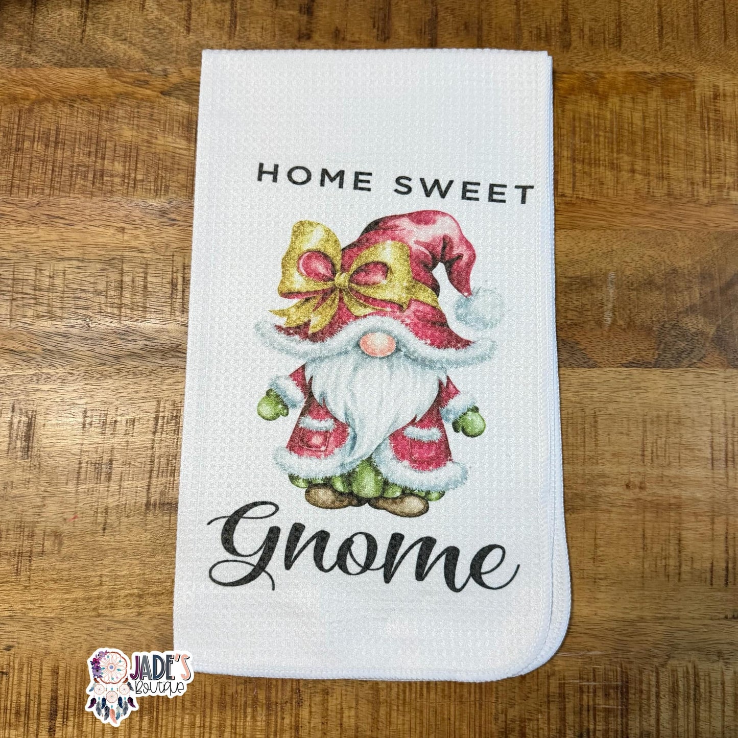 Home Sweet Gnome Tea Towel