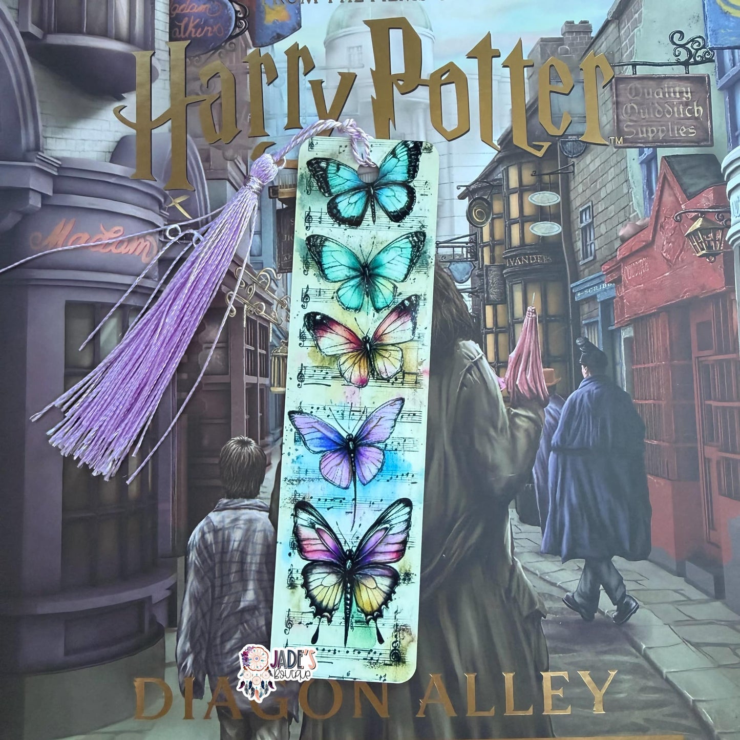 Butterfly Music Note Bookmark - 5
