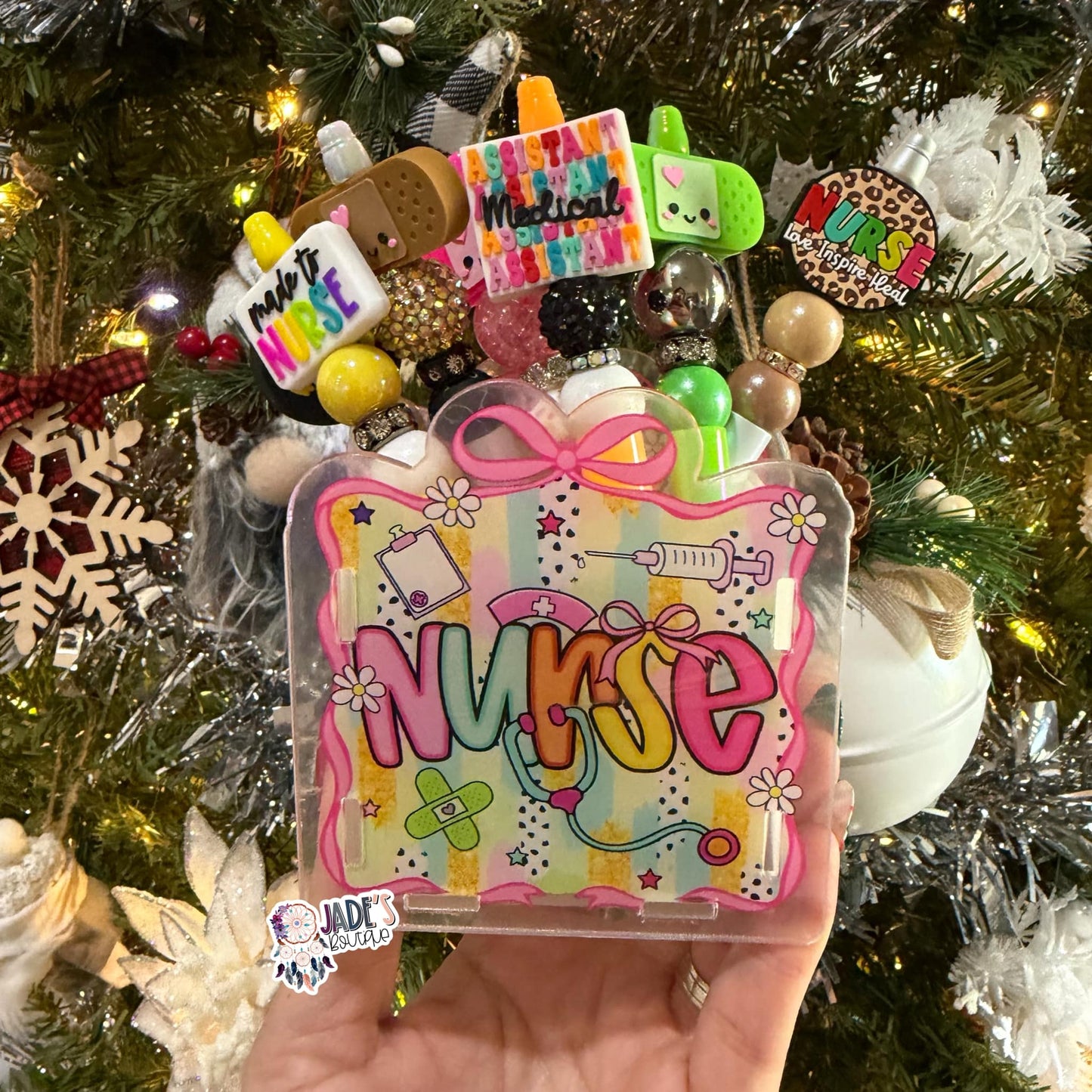 Nurse Acrylic Pen Box