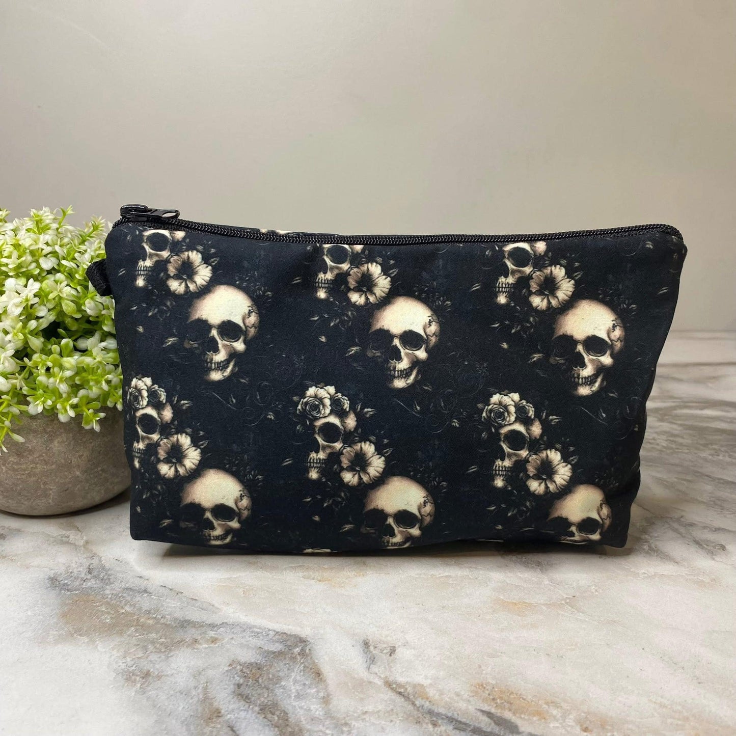 Ivory Skull Pouch
