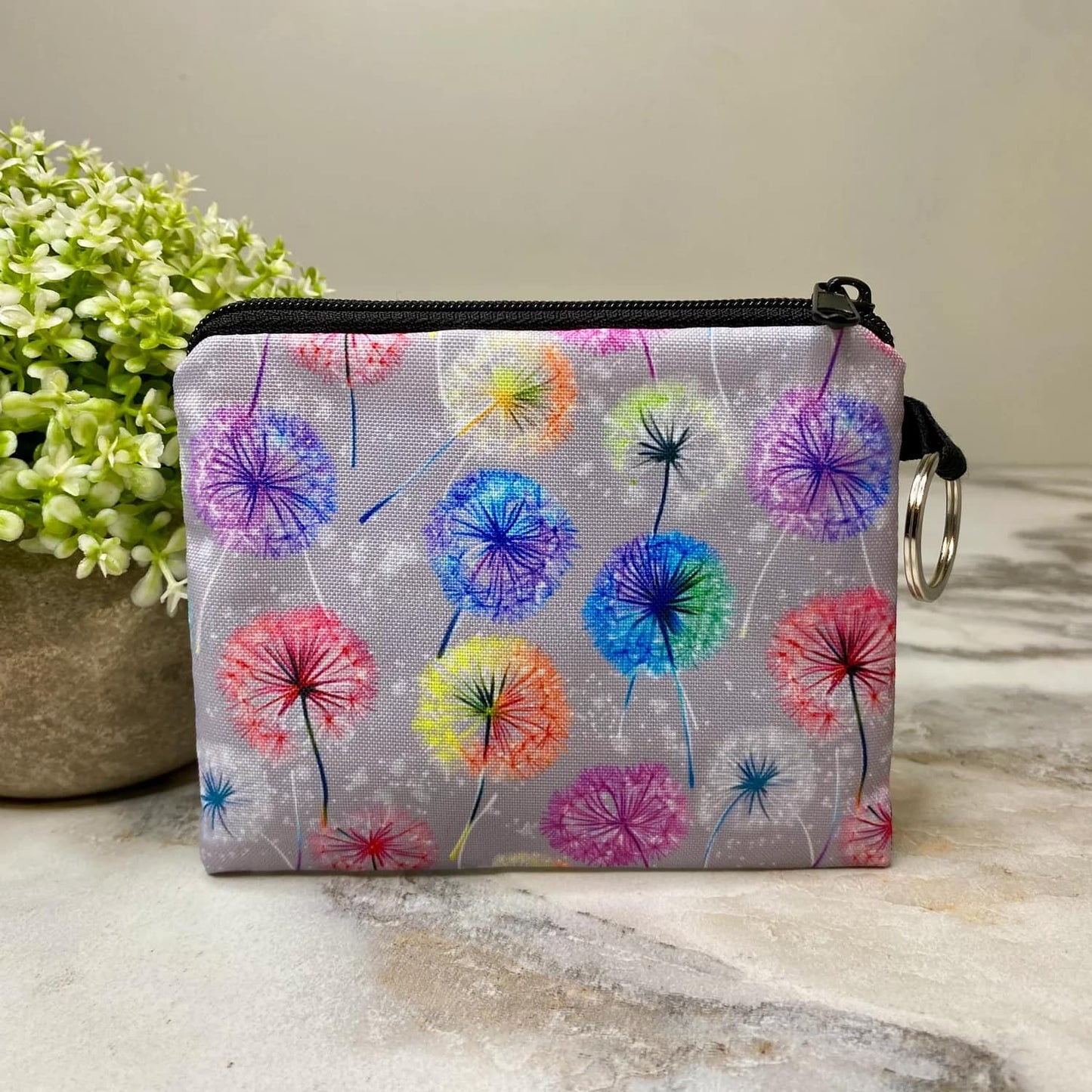 Colorful Dandelion Coin Pouch