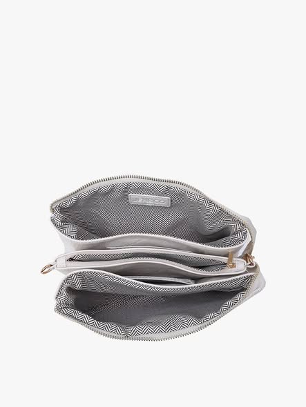 Izzy Woven Crossbody w/ Guitar Strap - Multi Lavender