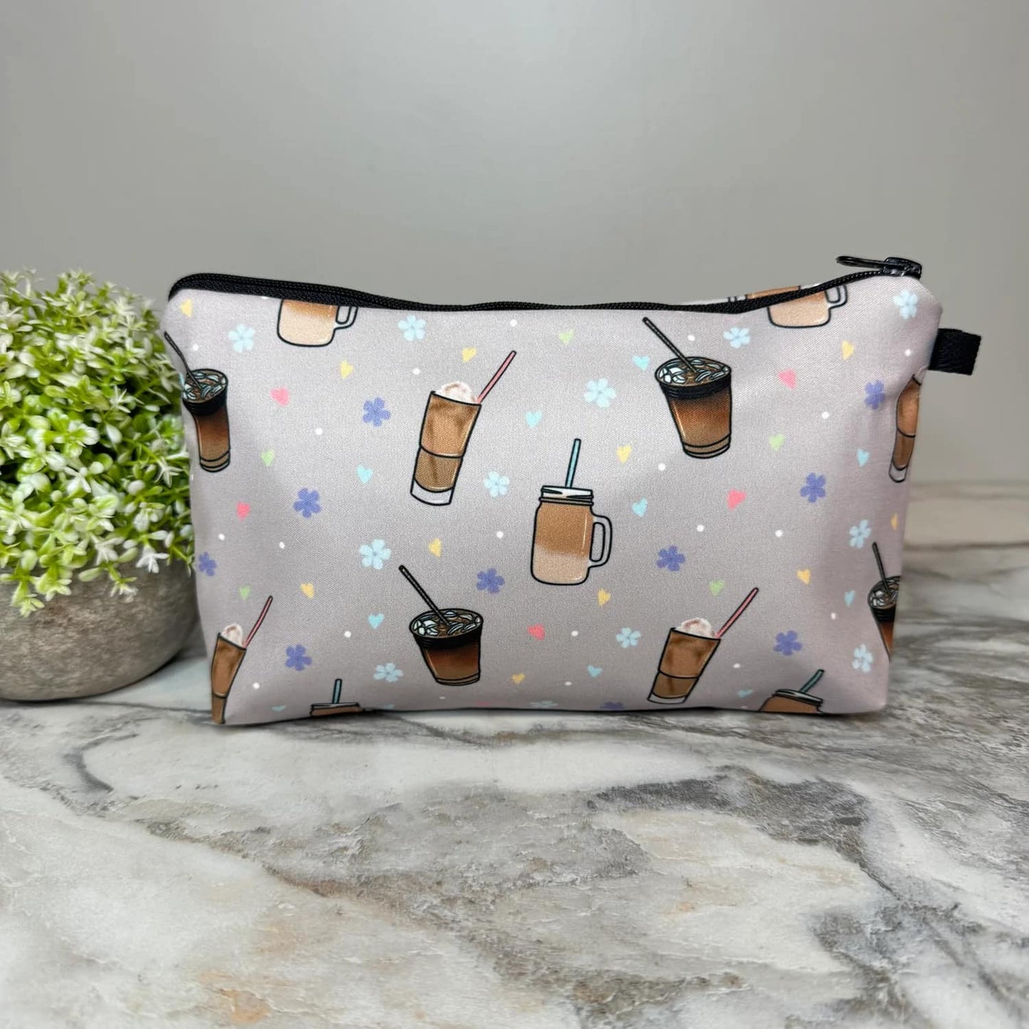 Floral & Heart Cup of Joy Pouch