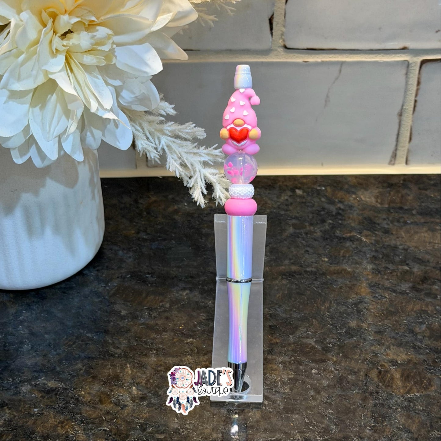 3D Gnome Heart Pen
