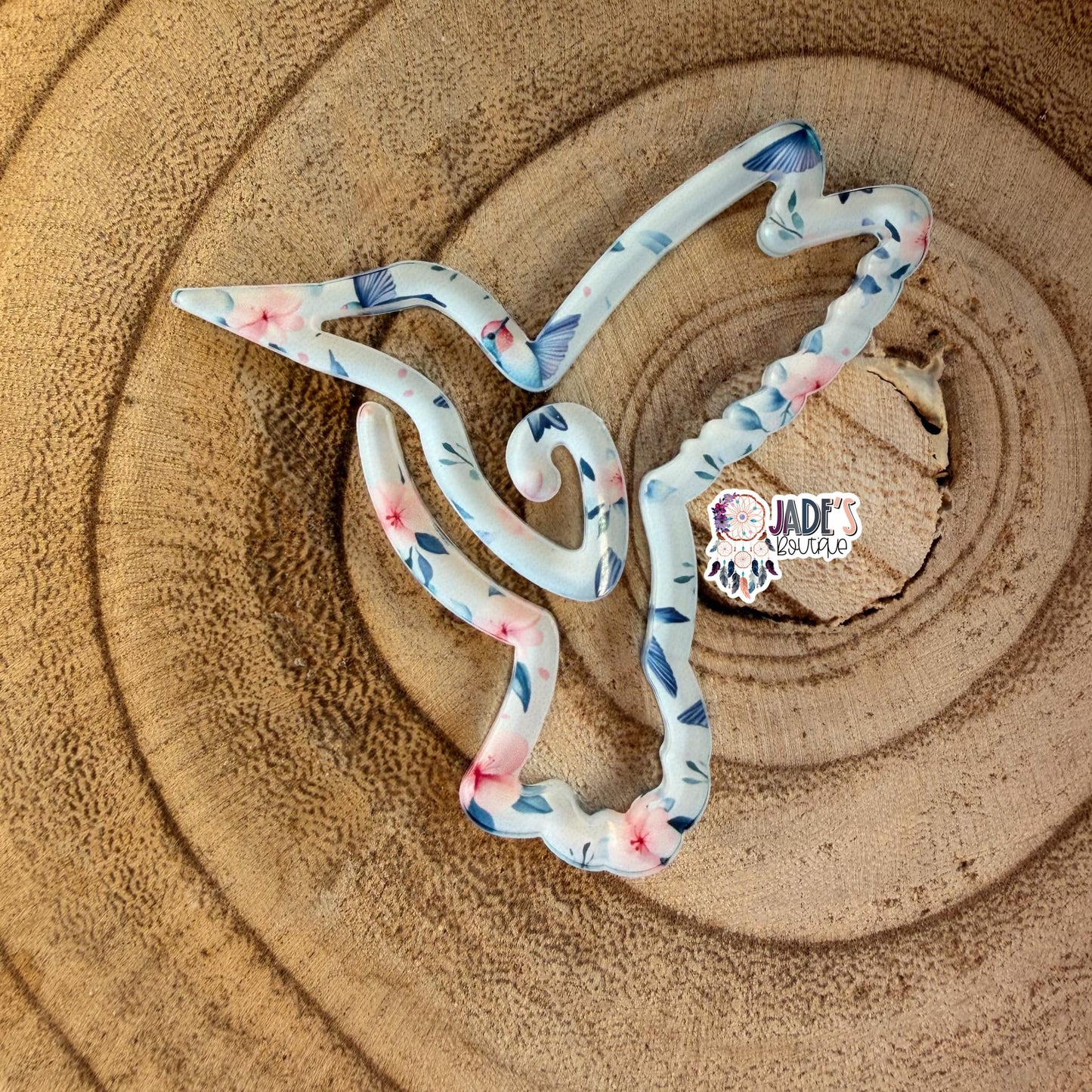 Blue Hummingbird Jumbo Paper Clip