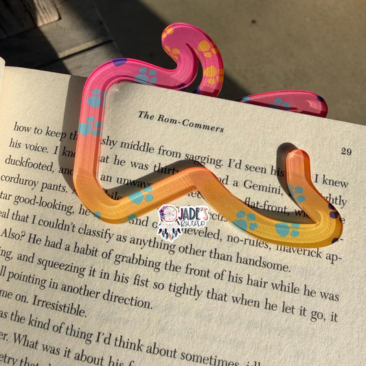 Bright Ombre Cat Jumbo Paper Clip