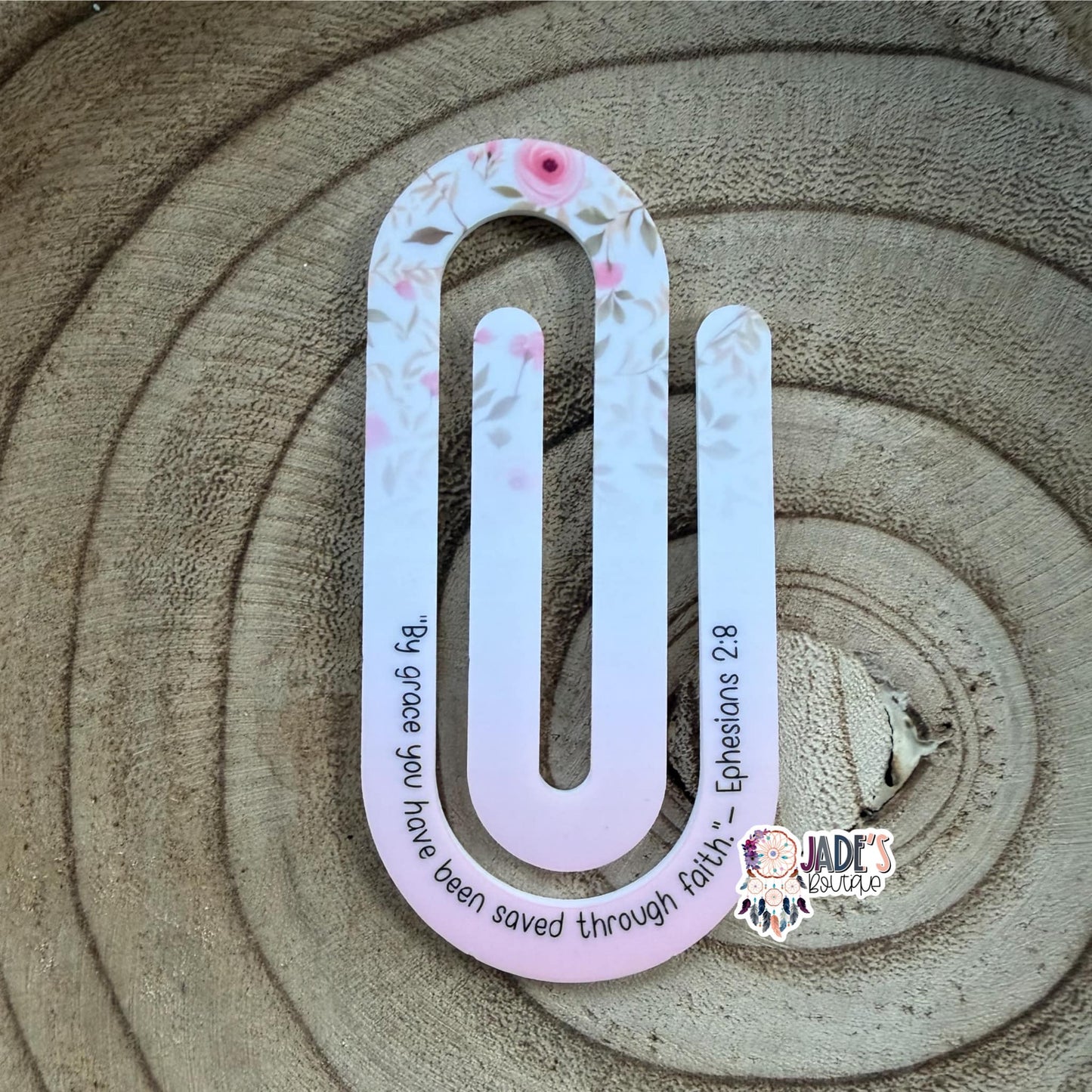 By Grace You Have Been Saved Through Faith Jumbo Paper Clip