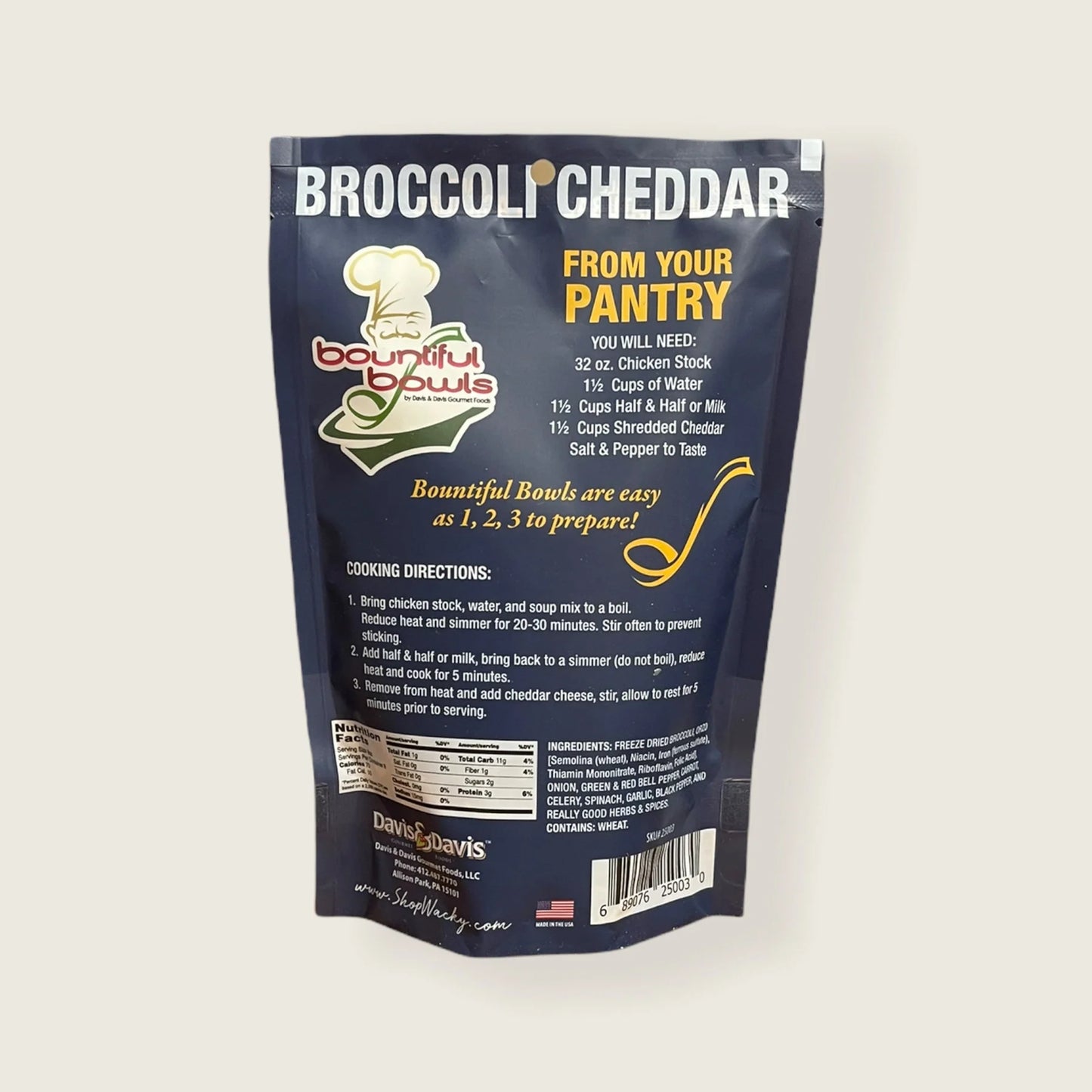 Broccoli Cheddar Soup Mix