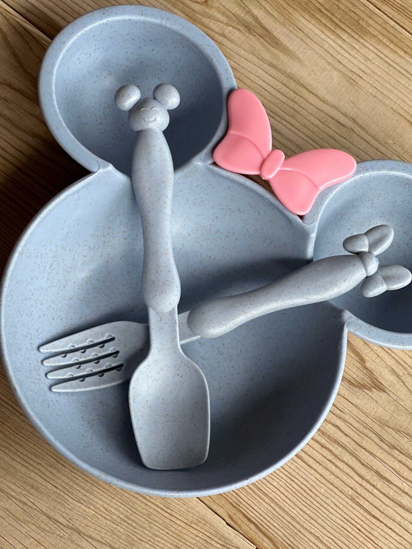 Mouse Plate Set - Blue