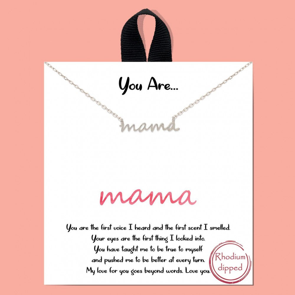 You are....Mama Necklace