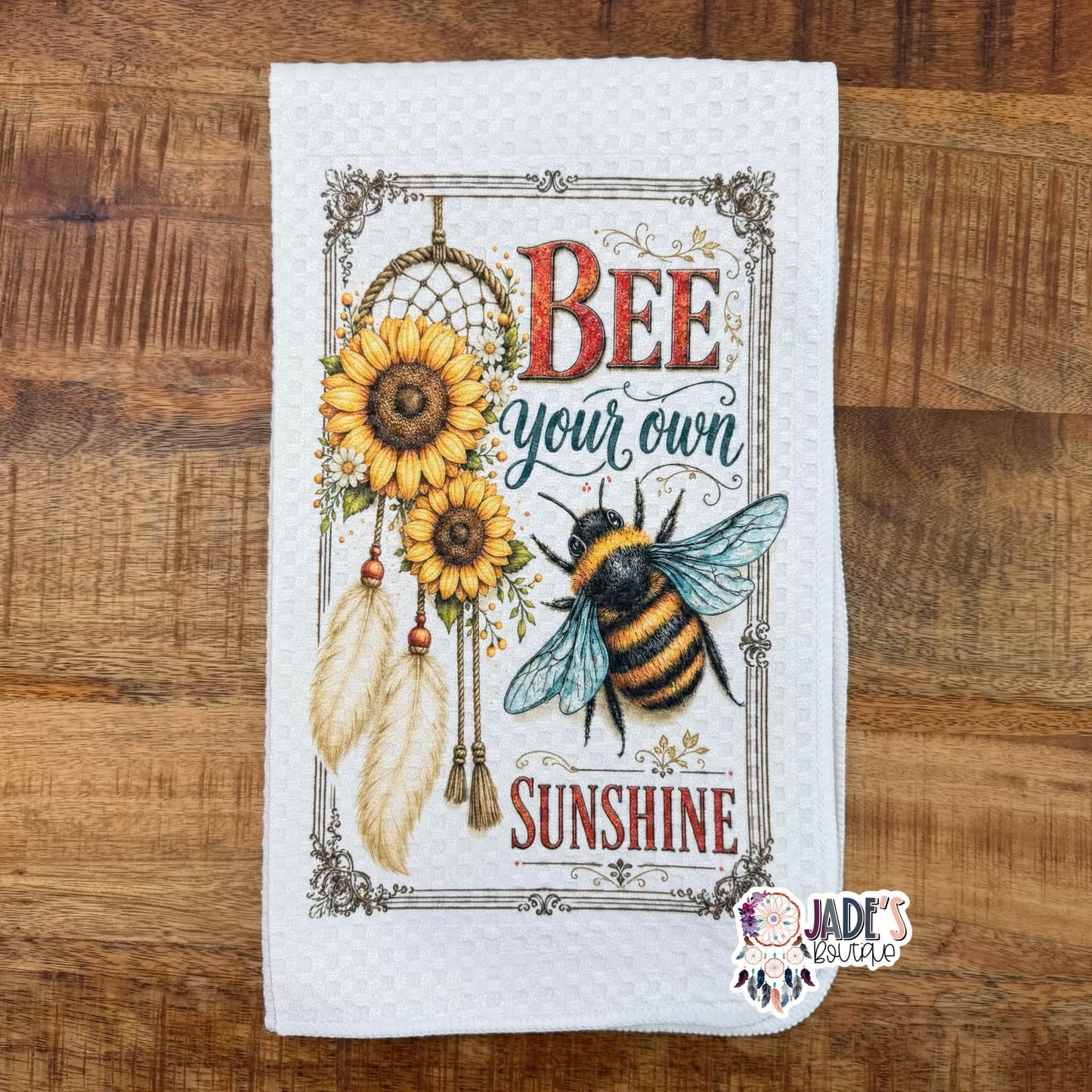 Bee Your Own Sunshine Tea Towel