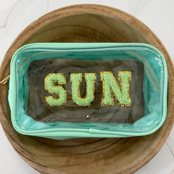 Sun Clear Pouch Mint