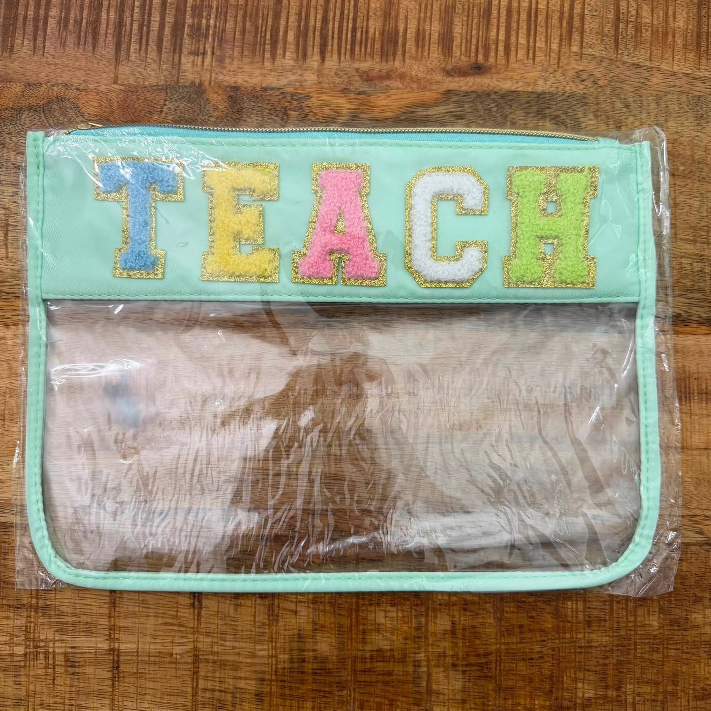 Teach Mint Clear XL Pouch