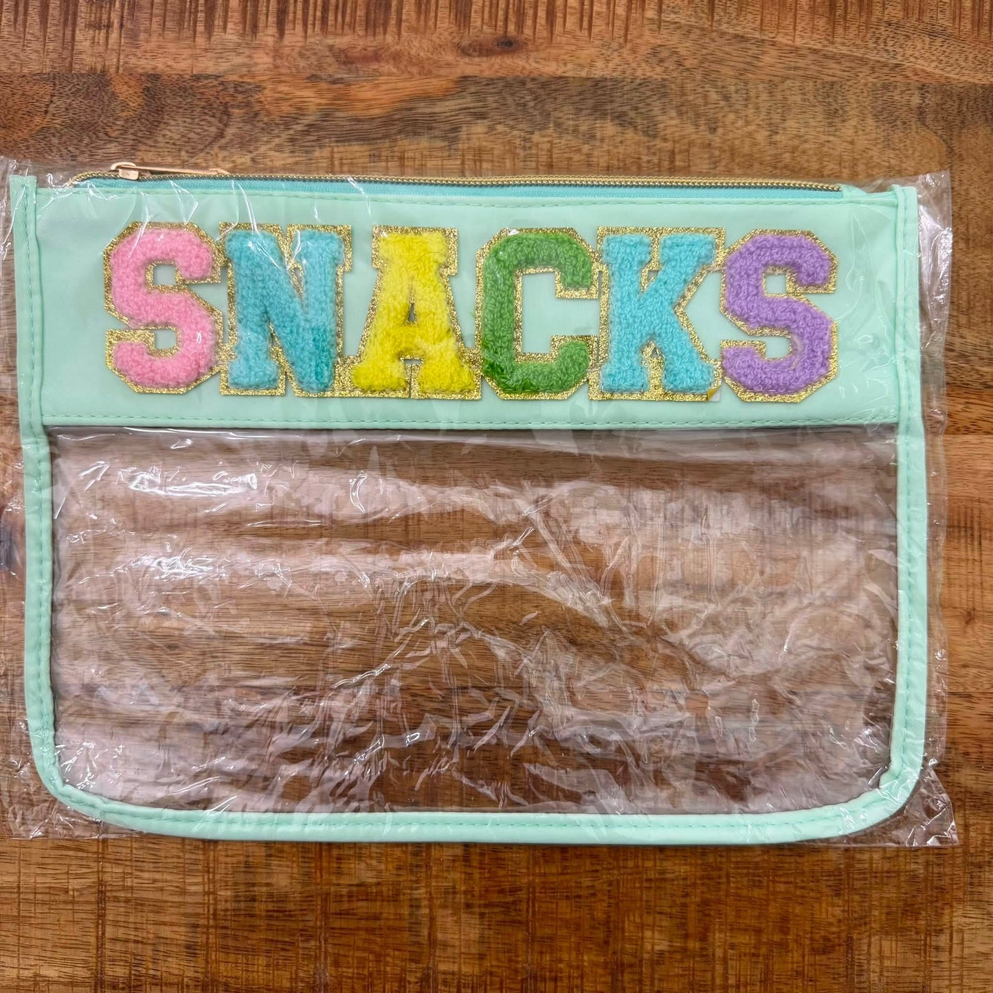 Snacks Mint Clear XL Pouch