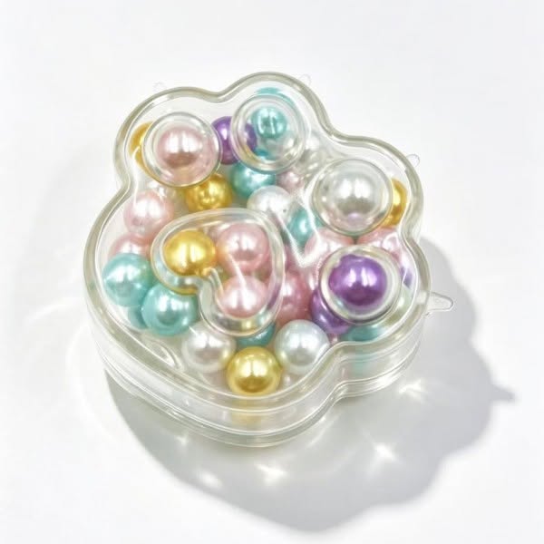 Metallic Orbeez Paw Print Squishy - Multi