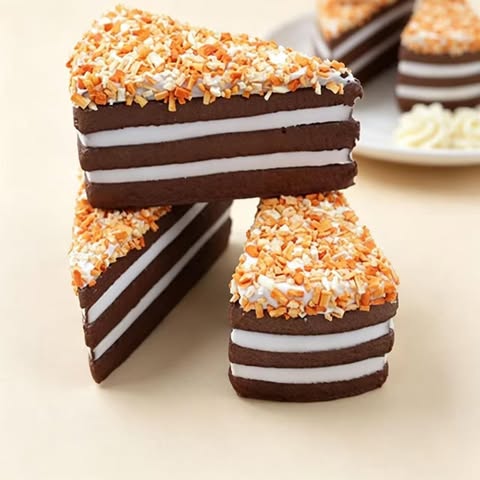 Toasted Coconut Chocolate Cake Squishy Toy
