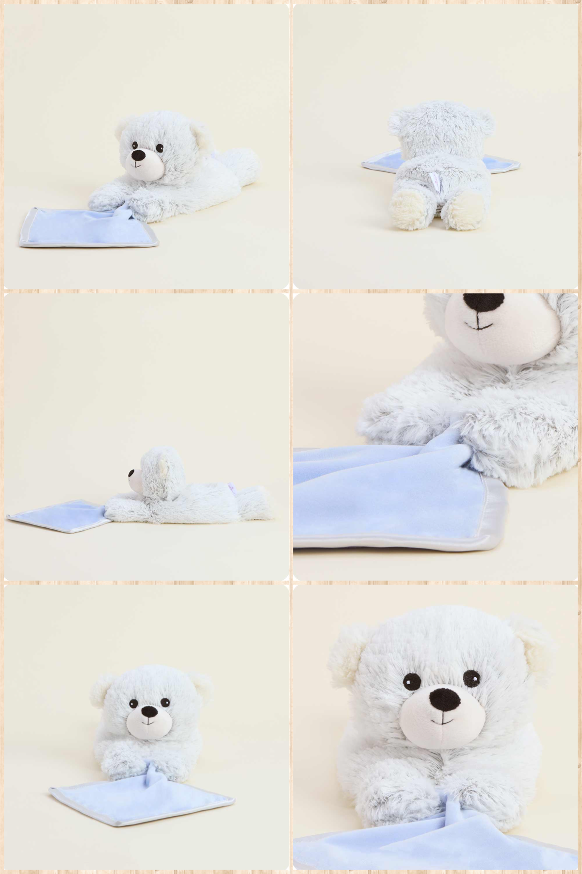 Marshmallow Bear Blankie Warmies
