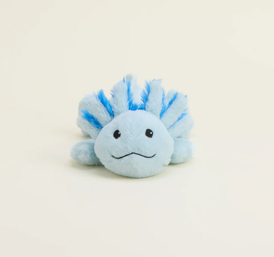Blue Axolotl Warmies Junior